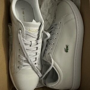 Lacoste light grey Leather Sneakers